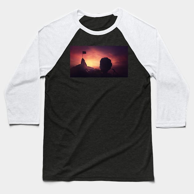 mission uphill Baseball T-Shirt by 1STunningArt